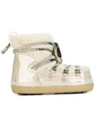 Mm6 Maison Margiela Faux Shearling-trimmed Boots