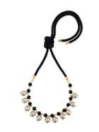 Marni Pearl Embellished Necklace, Women's, Grey