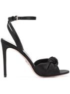 Prada Knot Front Stiletto Sandals - Black