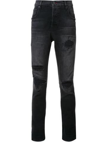 En Noir Thermal Jeans - Black
