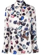 Victoria Victoria Beckham Crystal Print Shirt - Neutrals