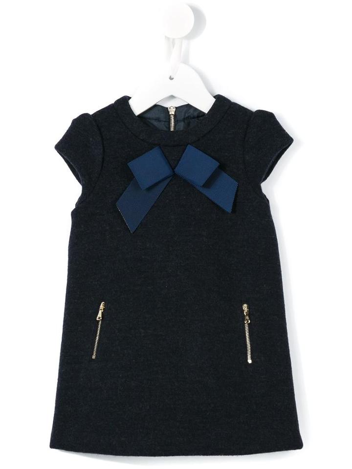 Tartine Et Chocolat Bow Detail Dress, Toddler Girl's, Size: 36 Mth, Blue