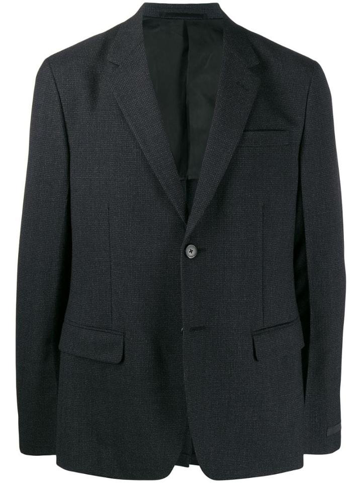 Prada Single-breasted Fitted Blazer - Black