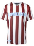 House Of Holland Umbro Jersey Striped T-shirt, Adult Unisex, Size: Large, Red, Polyester
