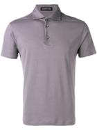 Lamberto Losani Jersey Polo Shirt - Grey