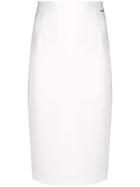 Styland Midi Pencil Skirt - White