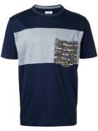 Coohem Tweed Pocket T-shirt - Blue
