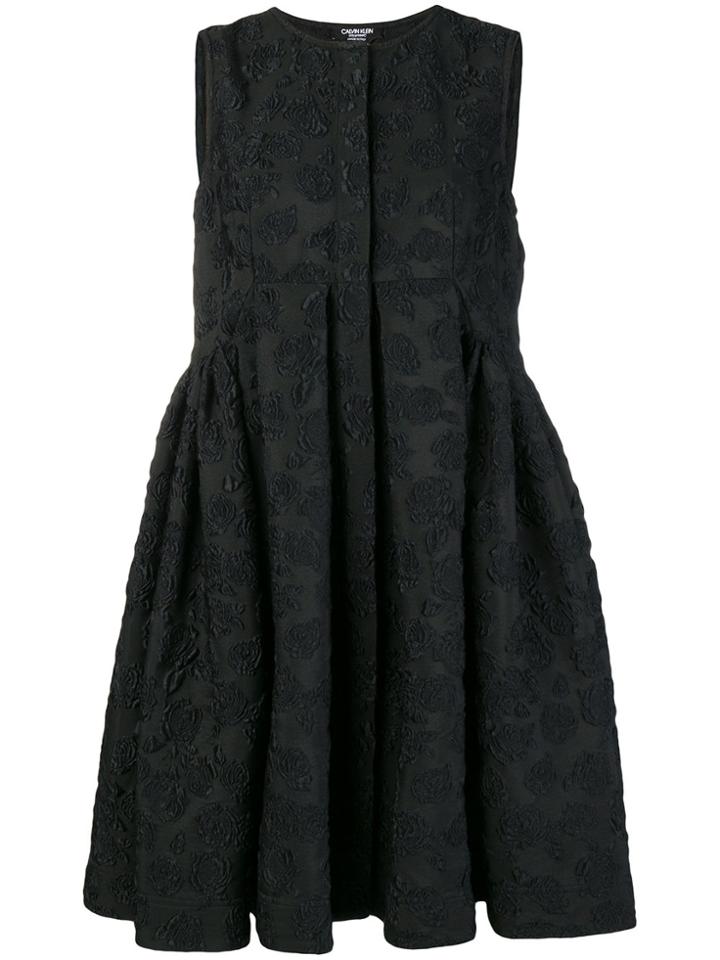 Calvin Klein 205w39nyc Brocade Smock Dress - Black