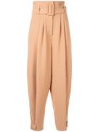 Bianca Spender Parachute Tapered Trousers - Neutrals