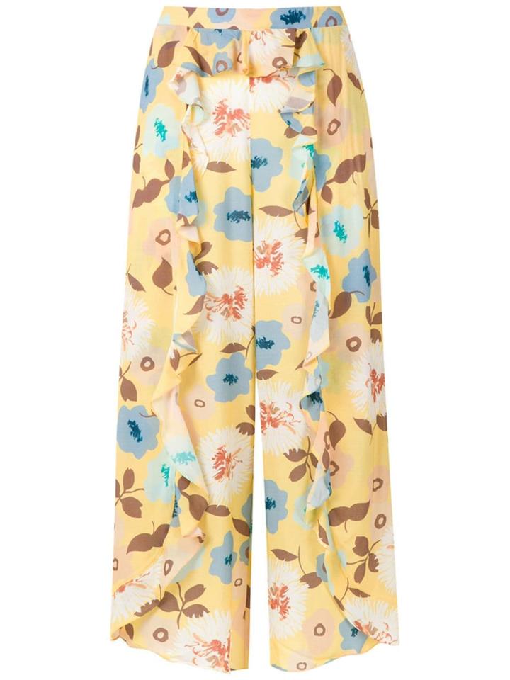 Clube Bossa Bealeva Printed Trousers - Yellow