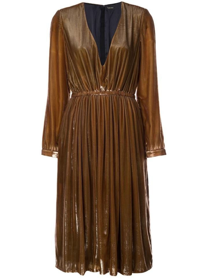 Adam Lippes V-neck Dress - Brown