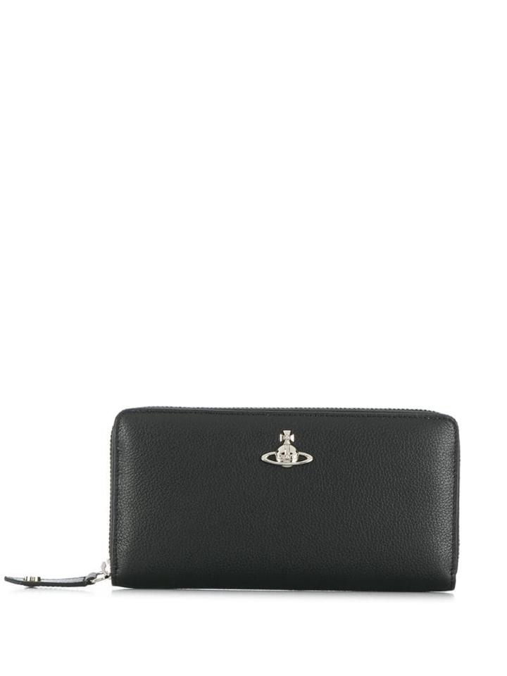 Vivienne Westwood Orb Plaque Wallet - Black
