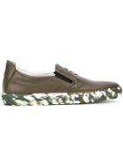 Roberto Cavalli Logo Plaque Slip On Sneakers