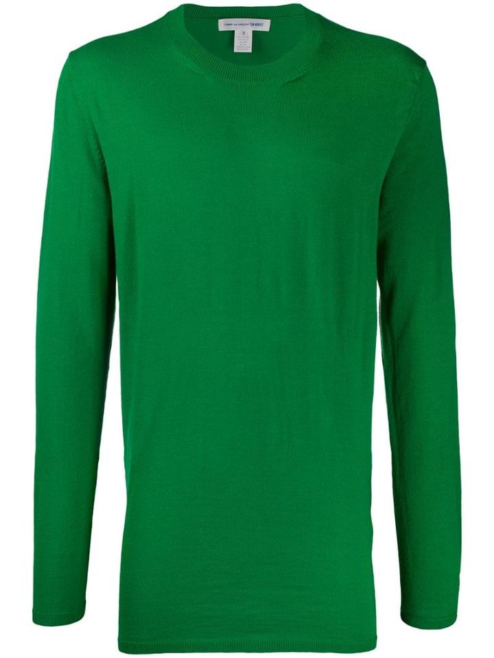 Comme Des Garçons Shirt Long Sweatshirt - Green