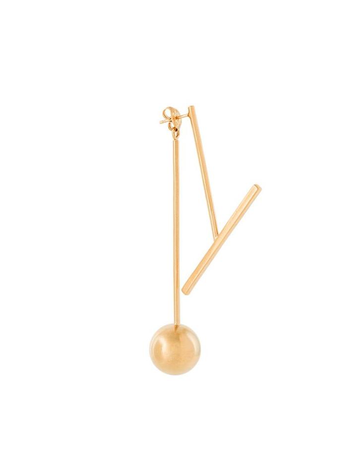 Contour 'amber' Earring, Women's, Metallic
