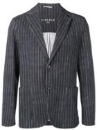 Circolo 1901 Striped Blazer Jacket - Blue
