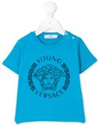 Young Versace - Printed T-shirt - Kids - Cotton/elastodiene - 18 Mth, Blue