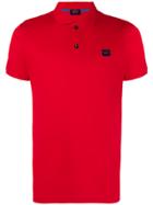Paul & Shark Logo Patch Polo Shirt - Red