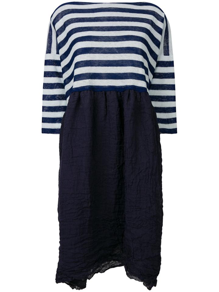 Daniela Gregis Striped Sweater Dress - Blue
