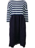 Daniela Gregis Striped Sweater Dress - Blue