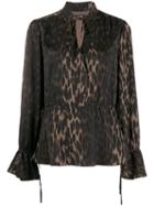 Steffen Schraut Luxury Animal Blouse - Neutrals