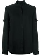 Courrèges Banded Shirt, Women's, Size: 34, Black, Viscose