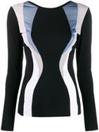 No Ka' Oi Long Sleeved Compression Top - Black