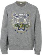 Kenzo - Tiger Embroidered Sweatshirt - Men - Cotton - Xs, Grey, Cotton
