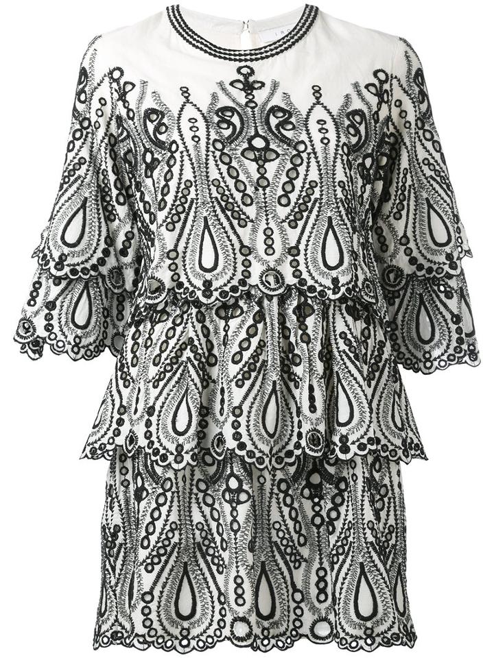 Iro - Noora Layered Dress - Women - Cotton/polyester - 38, White, Cotton/polyester