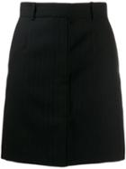 Sandro Paris Striped Skirt - Black