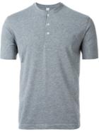 Aspesi Round Neck Short Sleeve Shirt, Men's, Size: Xl, Grey, Cotton/polyester