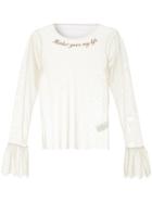 Tu Es Mon Trésor Mesh Longsleeved Jersey - Neutrals