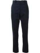 Stephan Schneider Front Pleat Trousers, Men's, Size: Xl, Blue, Cotton