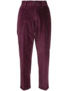 Pt01 Cropped Trousers - Purple
