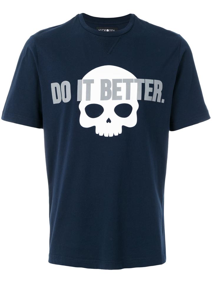 Hydrogen Do It Better T-shirt - Blue