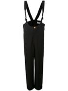 Versace Pre-owned Buckle Strap Dungarees - Black