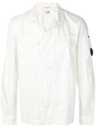 Cp Company Plain Lightweight Jacket - White