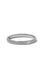 De Beers 18kt White Gold Azulea One-diamond Band - Unavailable