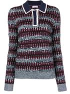 Carven Knitted Sweater - Red