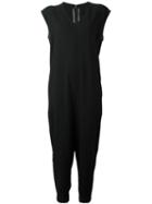 Rick Owens V-neck Jumpsuit, Women's, Size: 42, Black, Virgin Wool