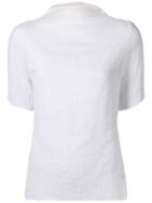 Issey Miyake Pleated T-shirt - White