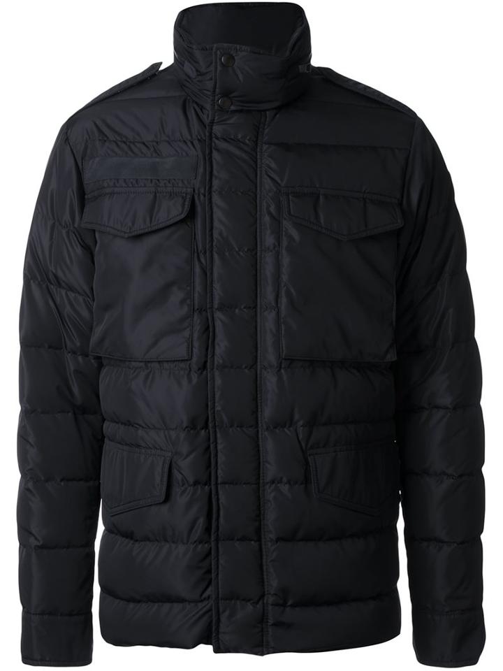 Moncler 'zacarie' Padded Jacket, Men's, Size: 4, Blue, Polyamide/feather Down