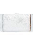 Edie Parker Lara Backlit Clutch, Women's, White, Acetate