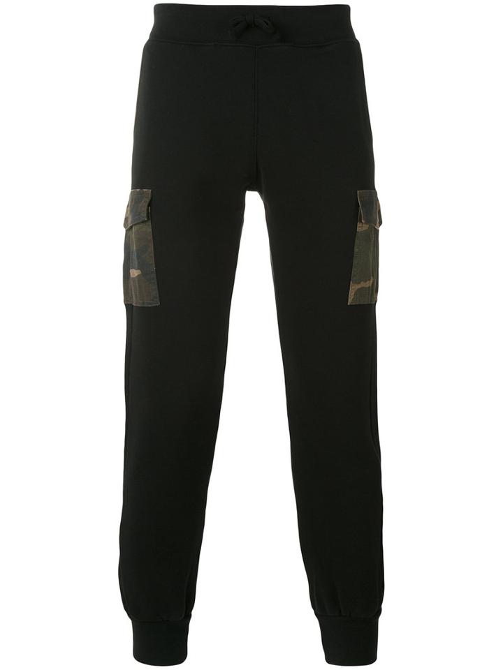 Hydrogen - Camouflage Pocket Sweatpants - Men - Cotton - Xl, Black, Cotton