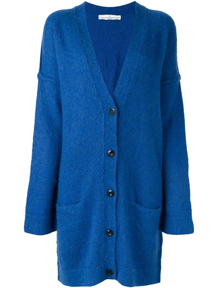 Golden Goose Deluxe Brand Oversized Cardigan, Women's, Size: Small, Blue, Polyamide/mohair/wool/lambs Wool