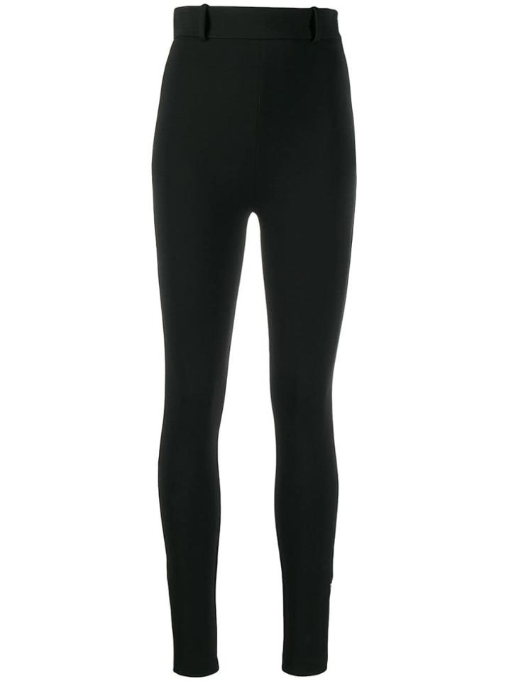Versace High-waist Skinny Trousers - Black
