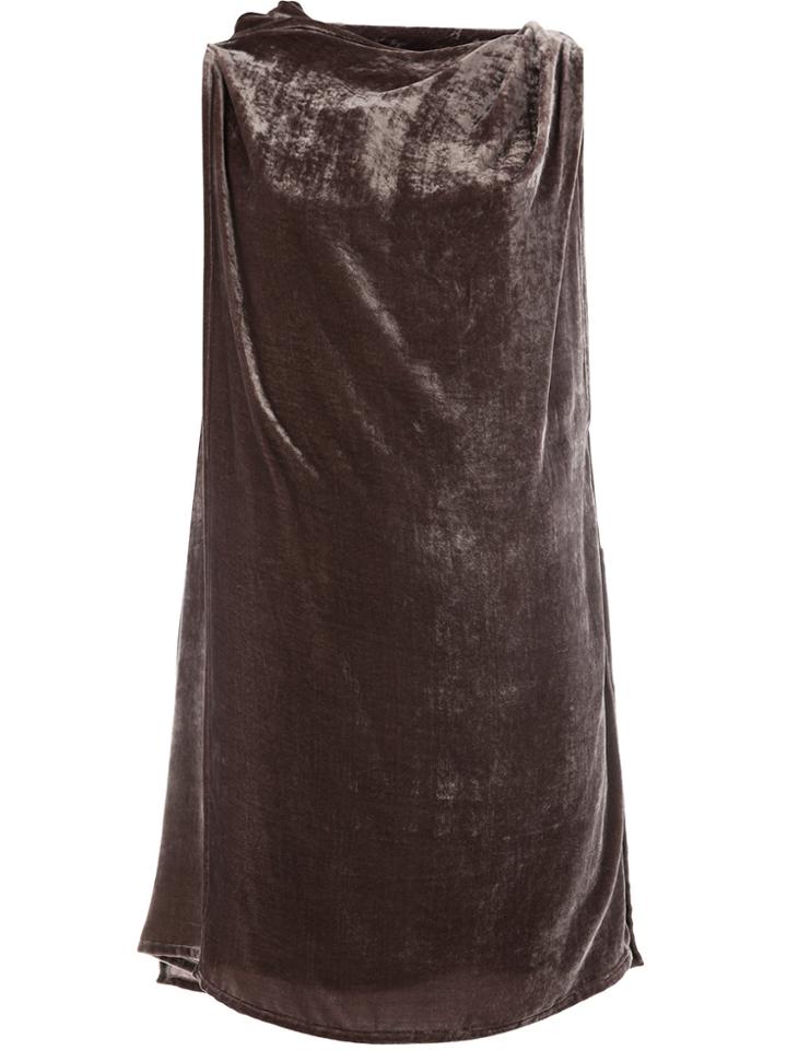 Rick Owens Draped Top - Brown