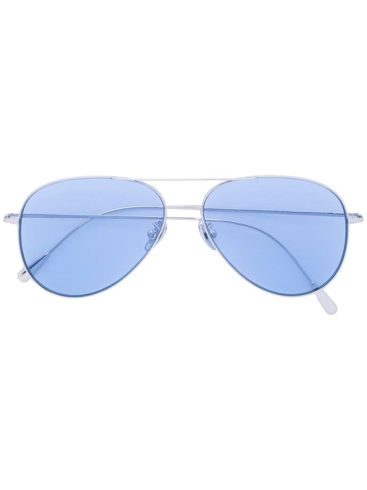 Cutler & Gross Aviator Sunglasses - Metallic