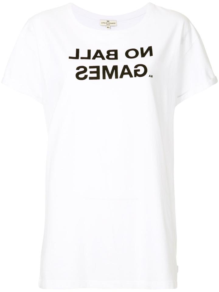 Anya Hindmarch No Ball Games T-shirt - White