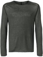 Transit Long-sleeve Fitted Sweater - Grey